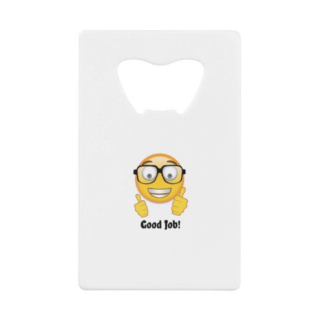 Emoji Products Credit Card Bottle Opener (Front)