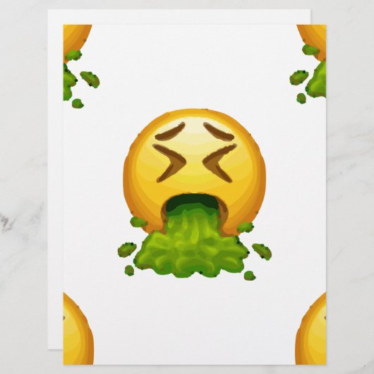 emoji puking (Front/Back)