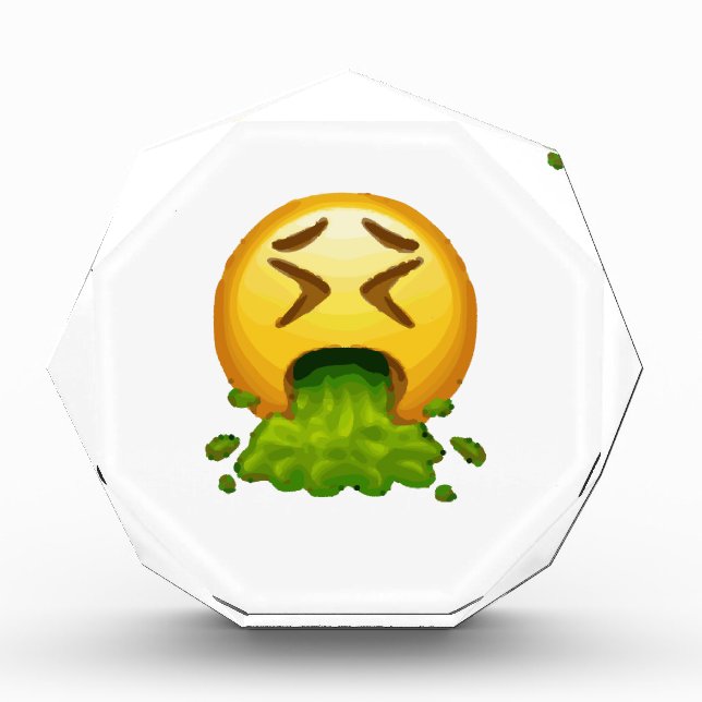 emoji puking award (Front)