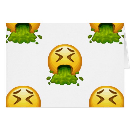 emoji puking cards (Front Horizontal)