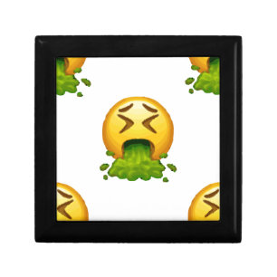 emoji puking jewelry box