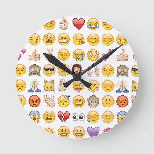 emoji round clock