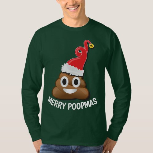 Emoji Santa Poop Ugly Christmas Sweater