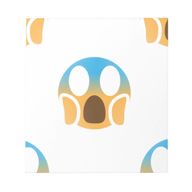 emoji scream notepad (Front)