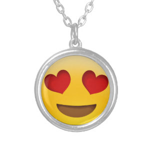 Emoji Silver Plated Necklace