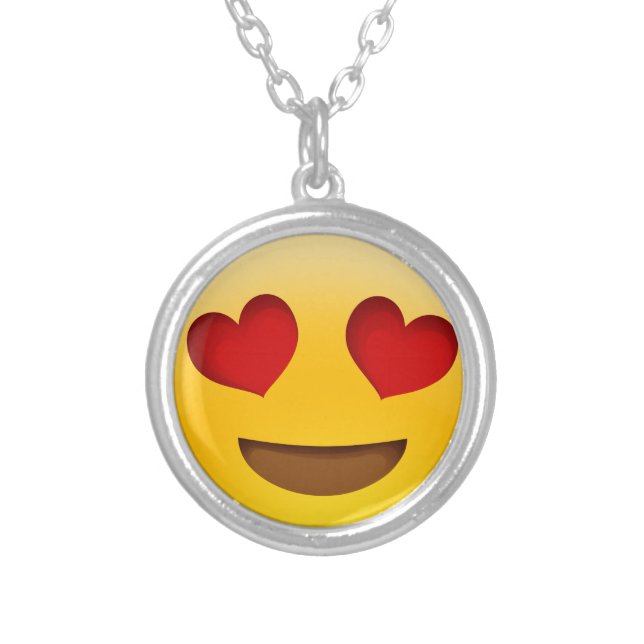Emoji Silver Plated Necklace (Front)