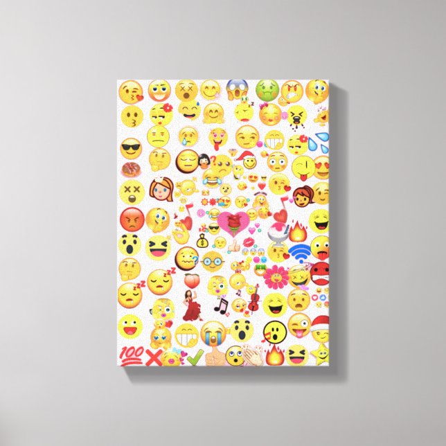 Emoji size SM Canvas Print (Front)