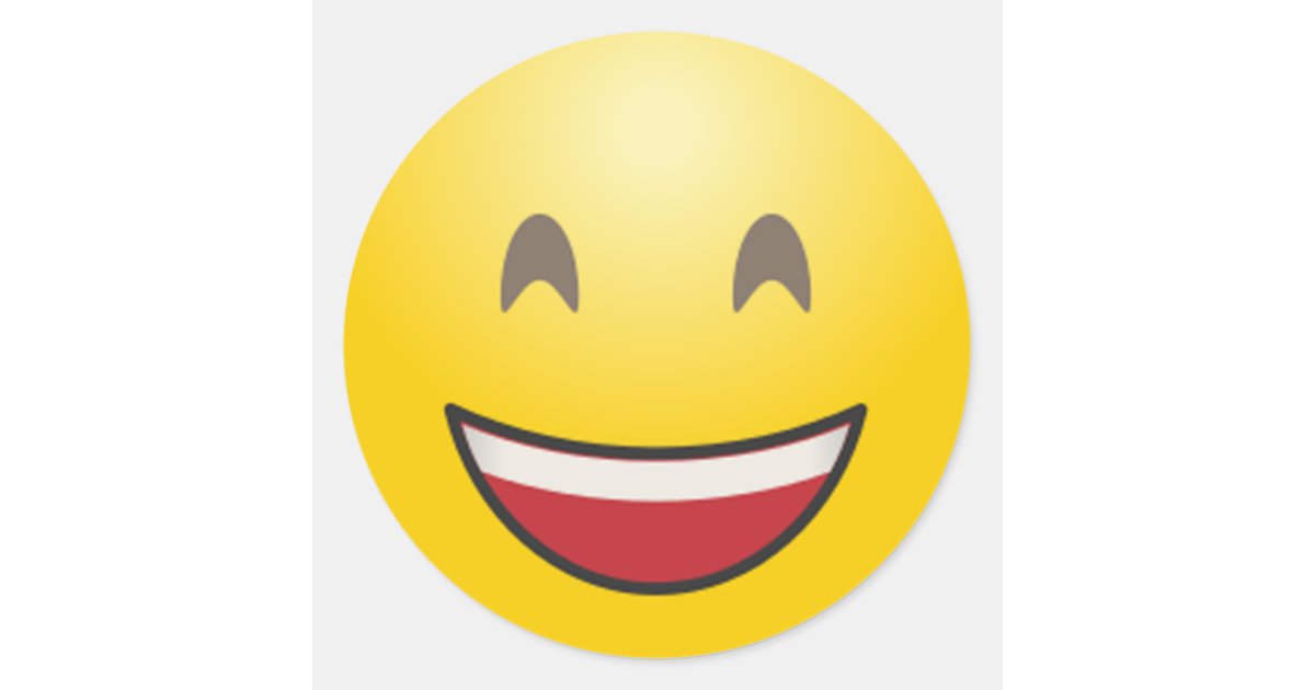 Sticker Happy Smiley Emoticon Face