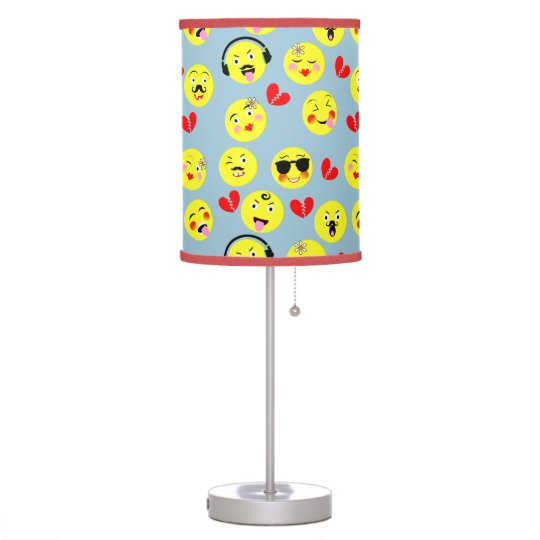 Emoji Style Fun Cute Trendy Faces Desk Lamp