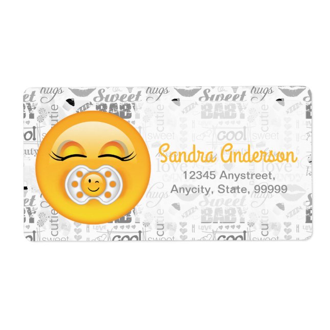 Emoji Sweet Baby ID231 Label (Front)