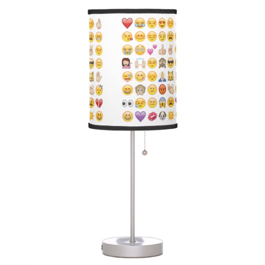 emoji table lamp (Left)