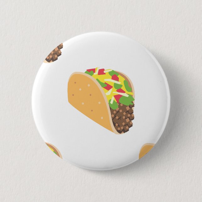 emoji taco button (Front)