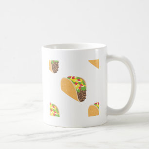 emoji taco coffee mug