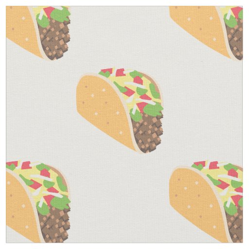emoji taco fabric