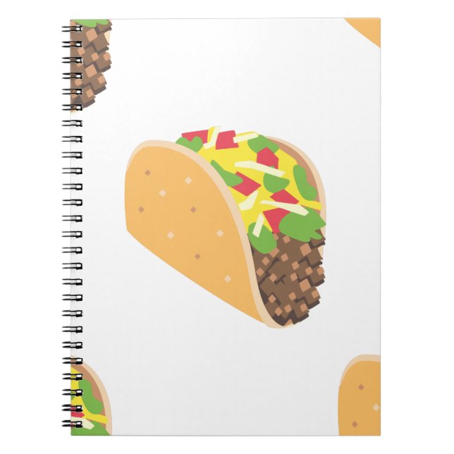 emoji taco notebook (Front)