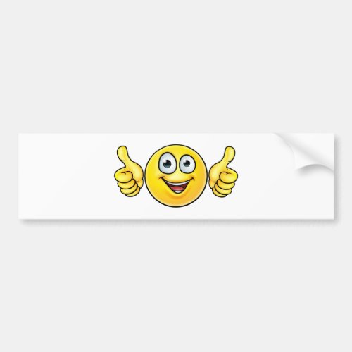 Emoji Thumbs Up Icon Bumper Sticker