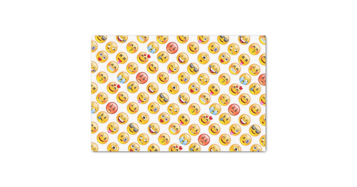 emoji tissue paper Zazzle