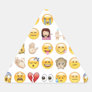 emoji triangle sticker