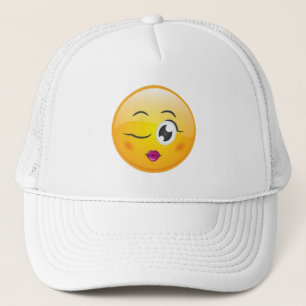 emoji trucker hat