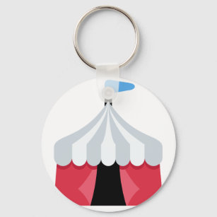 Emoji Twitter - Circus Tent Keychain