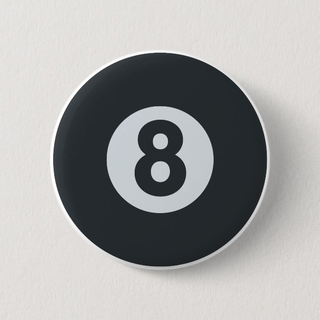 Emoji Twitter - Eight ball Pool Button (Front)