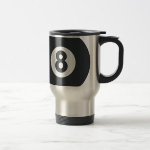 Emoji Twitter - Eight ball Pool Travel Mug