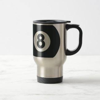 Emoji Twitter - Eight ball Pool Travel Mug