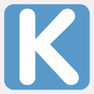 Emoji Twitter - Letter K