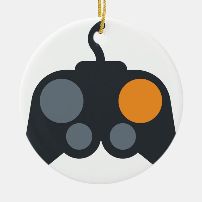 Emoji Twitter - Video Ranges to control Ceramic Ornament (Front)