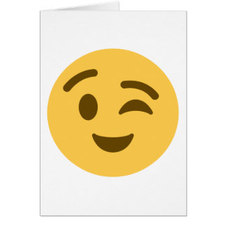 Emoji Wink Cards