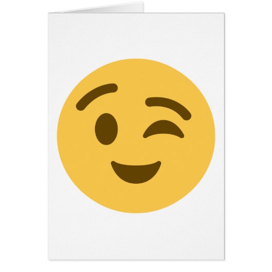 Emoji Wink Cards (Front)