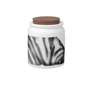 emoji zebra candy jar