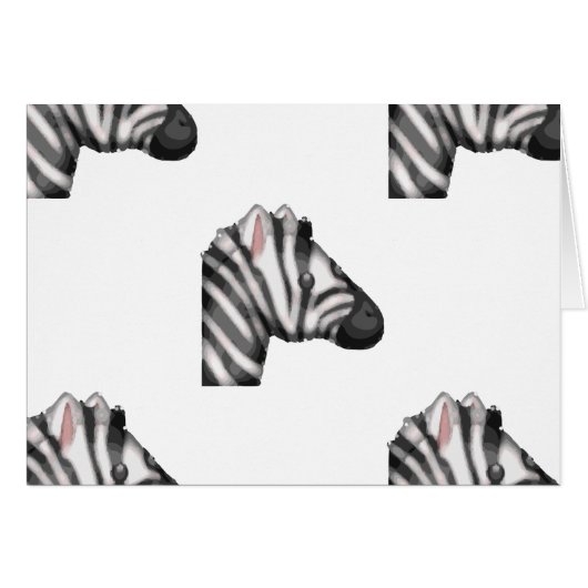 emoji zebra cards (Front Horizontal)
