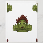 emoji zombie man (Front/Back)
