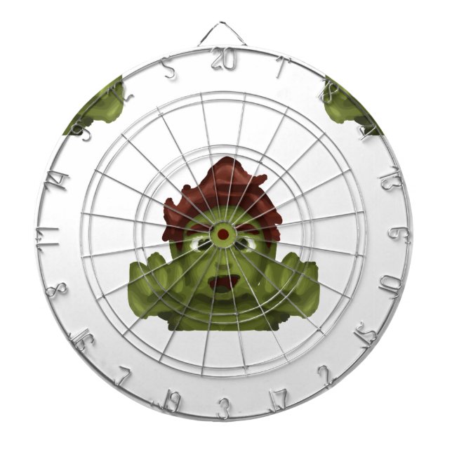 emoji zombie man dartboard (Front)