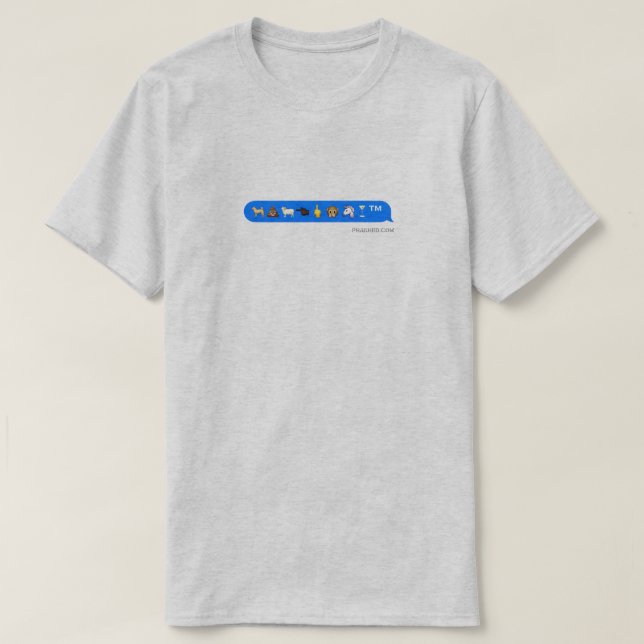 emojis dog monkey unicorn T-Shirt (Design Front)