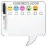 Emojis Emotions Check One Personalized Dry Erase Board