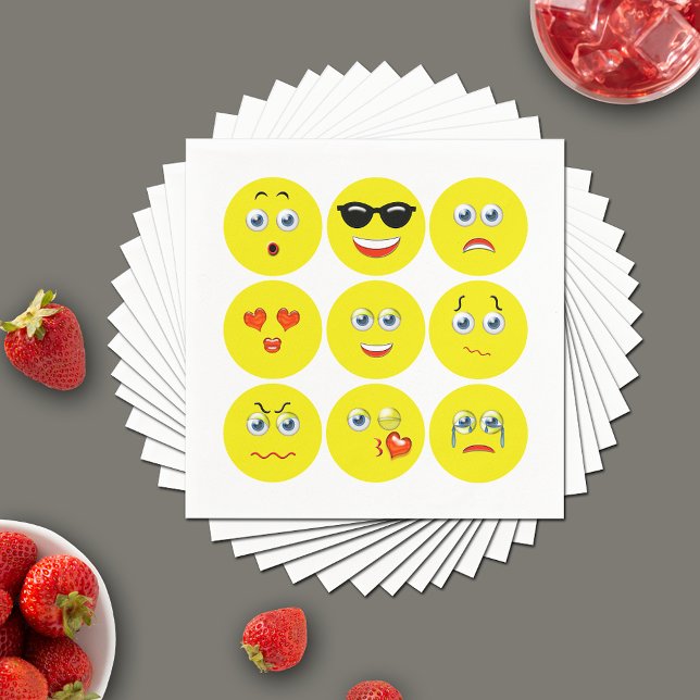 Emojis Napkins (Creator Uploaded)