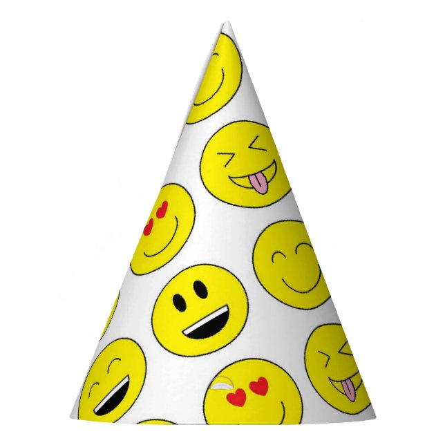 "Emojis" Party Hats (Left)