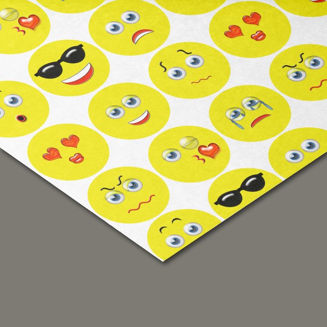 Emojis Pattern Tissue Paper (Creator Uploaded)
