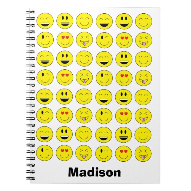 "Emojis" Personalized Notebook (Front)