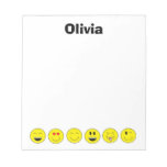 Emojis Personalized Notepad at Zazzle