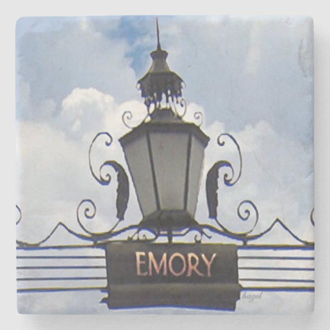 Emory Coaster, Emory University, Decatur, Decatur  Stone Coaster (Front)