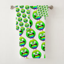 Emote Face Towel Set
