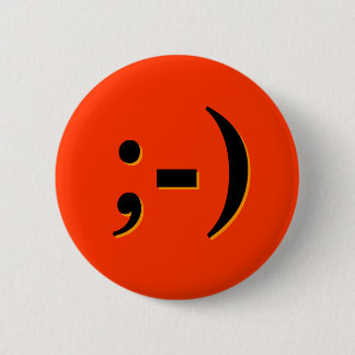 Emote-o-Lantern - orange Pinback Button