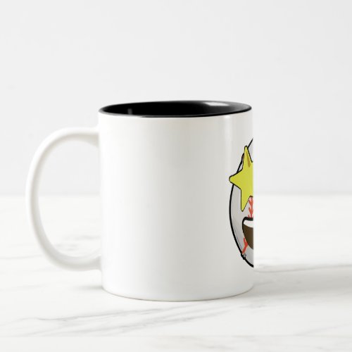 EmotiBaseball Shining Two_Tone Coffee Mug
