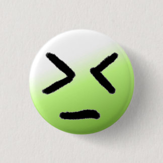 Emoticon Angry Green Button