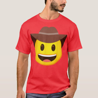 Emoticon Cowboy Hat Face  T-Shirt