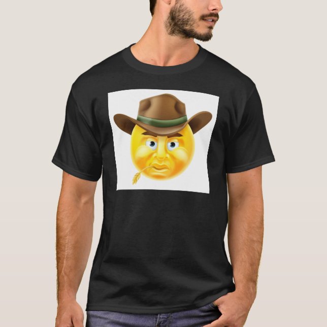 Emoticon Cowboy T-Shirt (Front)
