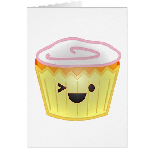 Emoticon Cupcake Cards (Front)